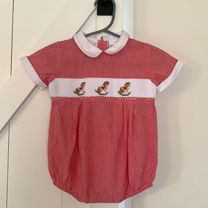 Carriage Boutique Smocked Rockinghorse Bubble 9M